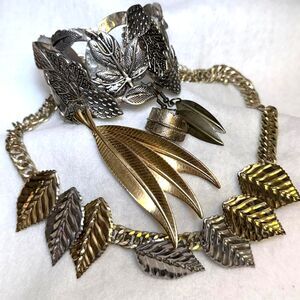 Nature Inspired Woodland Fairy Leaf Jewelry Bundle